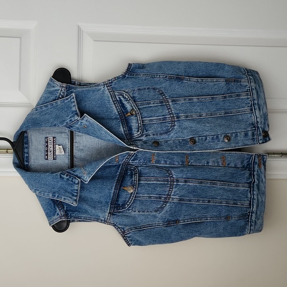 Women's Denim Vest - Picture 1 of 6